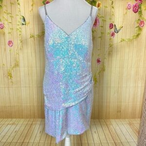 ALYCE PARIS Sequin Rhinestone Dress